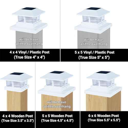Dynaming Solar Flame Post Cap Lights Outdoor, Solar Powered White Shell Fence Post Light, Flickering Flame LED Lamps Waterproof for Garden Deck Patio, Fit 4x4, 5x5 or 6x6 Vinyl/Wooden Posts, 8 Pack