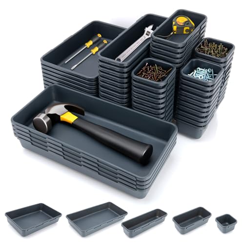 Tool Chest Organizer Set - 69Pc Tool Box Tray Divider for Drawer Organization, Workbench and Storage