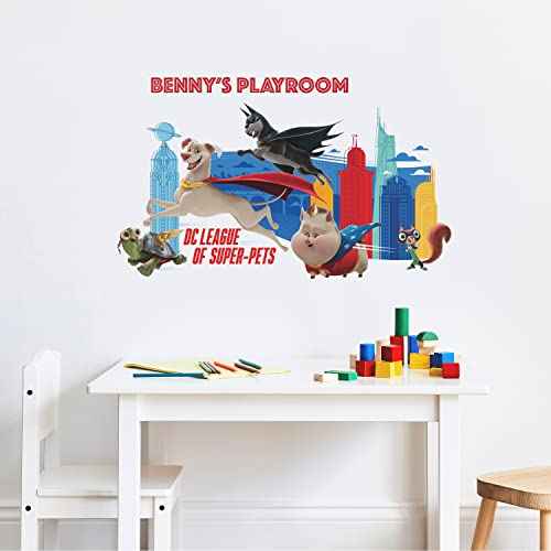 RoomMates RMK5263GM DC Super Pets Peel and Stick Giant Wall Decals
