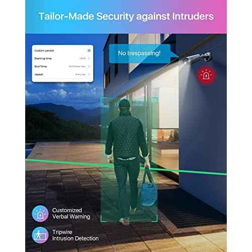 ZOSI 5MP PoE Add-on Camera, Face Person Vehicle Detection, 2 Way Audio, Starlight Night Vision, Sound&Light Siren, 3K Weatherproof Outdoor Indoor Home Bullet IP Cam, Only Compatible with ZOSI POE NVR