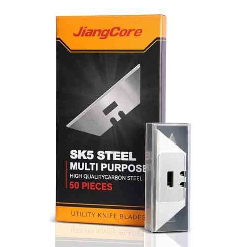 50 Count Replacement SK5 Carbon Steel Scraper Blades
