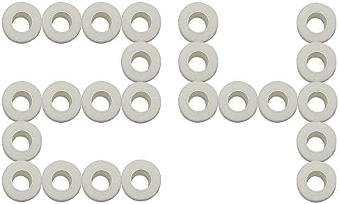 [24 Pack-1" x5Yards] MINGYUE Self Adhesive Bandage Wrap,Athletic Tape,Sports Tape,Wrist and Ankle Wrap Tape,Cohesive Bandage for Vet Tape(White)