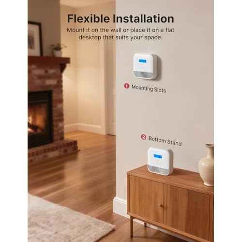 X-Sense Carbon Monoxide Detector, Portable Carbon Monoxide Detector for Travel, Built-in 10-Year Battery Powered, Model XC0K-SN, 2-Pack