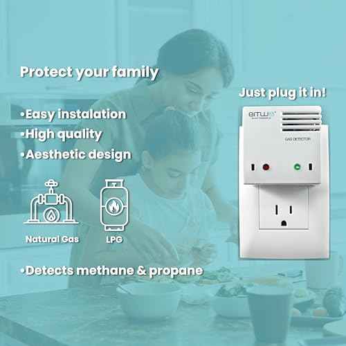 Gas Detector for Home Gas Leak Detector Propane Natural LPG LNG BITWO Model A1