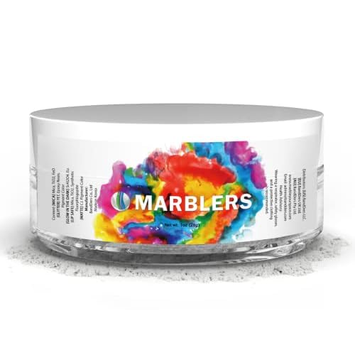MARBLERS Matte Powder Colorant 1oz (28g) [Matte White] | Pigment | Dye | Resin | Craft | Paint | Grout | Concrete | Cement | Epoxy | Nail Polish