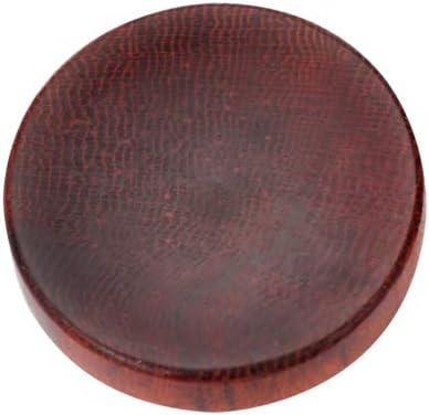 Wood Soft Shutter Release Button Sticker Compatible with A7RIII A7II A7III A7RII RX100 V IV III II A6000 A6300 A6400 X-T100 X-T1 10.5mm Concave Surface Red(Wood Grain Random)