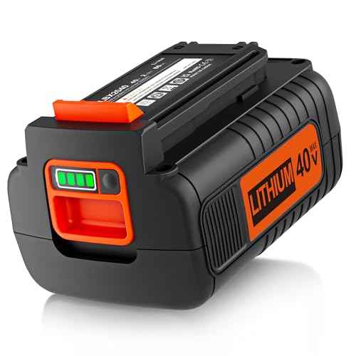 40 Volt MAX 2.0Ah Lithium Battery Replacement for Black and Decker 40V Battery LBX2040 LST540 LCS1240 LBX1540 LBXR2036 LST136W LBXR36 Power Tools