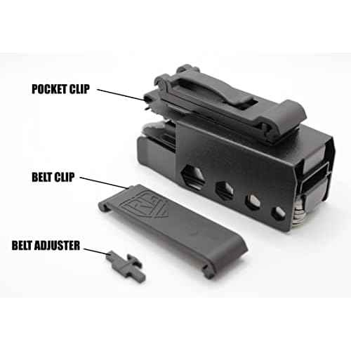 RAE Gear - Surge and Bit Kit Sheath Compatible with Leatherman UNIVERSAL BELT SIZE & ROTATABLE BELT CLIP(TOOL & BITS NOT INCLUDED)