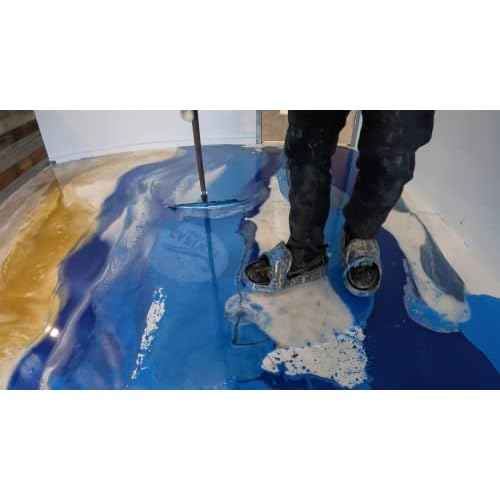 Colored Epoxies 18" Epoxy Trowel, Epoxy-Resin Floor and Wall Spreader Trowel, Epoxy Tool