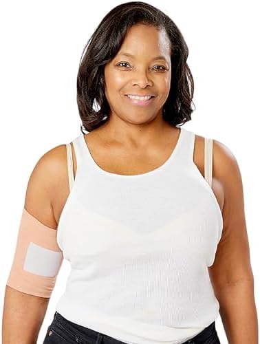 Care+Wear PICC Line Cover – Ultra-Grip PICC Line Sleeve for Upper or Lower Arm with Mesh Viewing Window, Provides Improved Comfort and Security for PICC Line Coverage