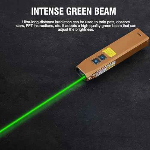 Rechargeable EDC Flashlight USB C with White Light, UV and Green Beam 1000 Lumens Portable Flat Flashlight,Programming dimming£¬for Night Duty, Emergency Repair Brown