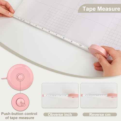 Naphite Wallpaper Tools for Peel and Stick Wallpaper Smoothing Tools Kit, Vinyl Backsplash Tile, Window Film, Easy to Apply Include White/Red Squeegee,Tape Measure, Exacto Knife for Contact Paper
