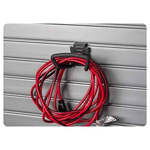 HandiWall 4" Loop Hook with Locking Bracket for Tool Storage on Slatwall Panels