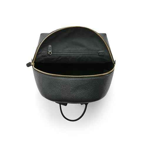 ECCO Medium Leather Backpack, Black