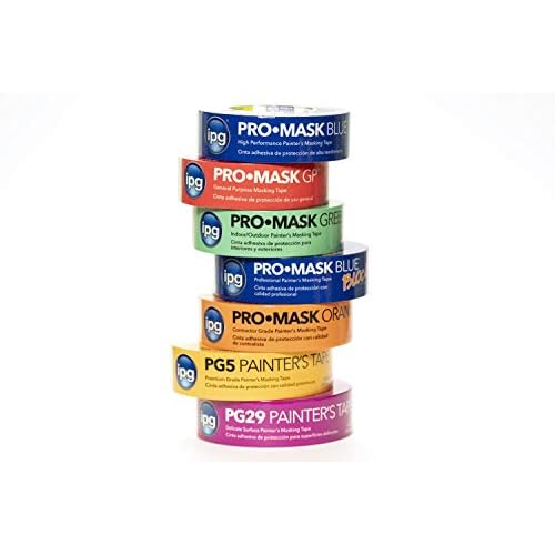 IPG ProMask Blue, 14-Day Painter's Tape, 1.88" x 60 yd, Blue, (Single Roll)