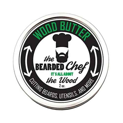 The Bearded Chef Wood Butter - 2 fl oz - Cutting Boards - Butcher Blocks - Made in The USA