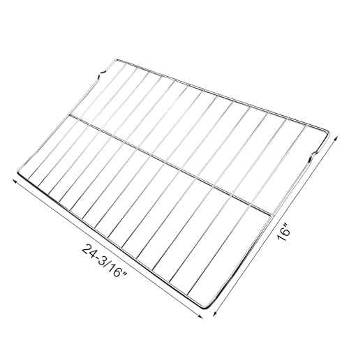 New Upgraded Evecad Range Oven Rack 316496201, Stainless Steel Replacement Parts, suitables for Frigidaire Range/Stove, 24-3/16 x 16 Inches, 2PCS