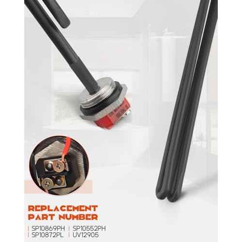 Water Heater Element Replacement SP10869PH 5500W Fit for Rheem Richmond General A.O.Smith Ruudheaters, Replace SP10552PH, SP10872PL, UV12905, 5500W, 2PCS