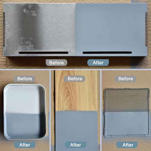 NADAMOO All Surface Primer Spray, One-Part Epoxy Primer Matte Gray, 4 Cans, Enhance Adhesion for Multi Surface - Porcelain, Glass, Metal, Plastic, Wood