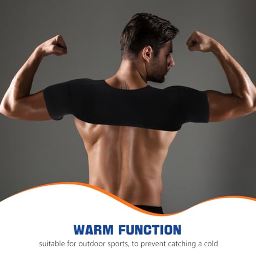 iplusmile Double Shoulder Brace for Men Women - Sports Shoulder Protective Gear for Pains Relief - Shoulder Strap Brace for Sleeping Outdoor Lifting,