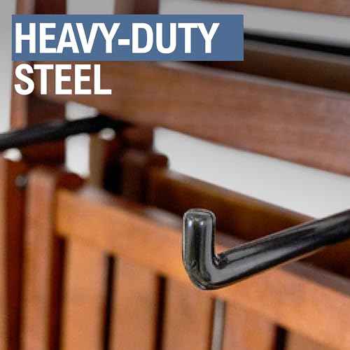 StoreYourBoard Chair Storage Rack Single ? Heavy Duty Folding Chair Rack for Garage Organization, Holds 50 lbs, Chair Hangers for Folding, Patio, Beach & Camping Chairs