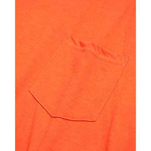 Bass Creek Outfitters Mens High Vis Shirts - 4 Pack Short Sleeve Safety Workwear High Visibility Shirts for Men (S-3XL)