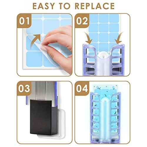 TINDTOP 20 Pack Replacement Glue Boards for Dynatrap DT3009, Indoor Glue Boards Refill Sticky Cards for Dynatrap DT3009 DT3019 DT3039