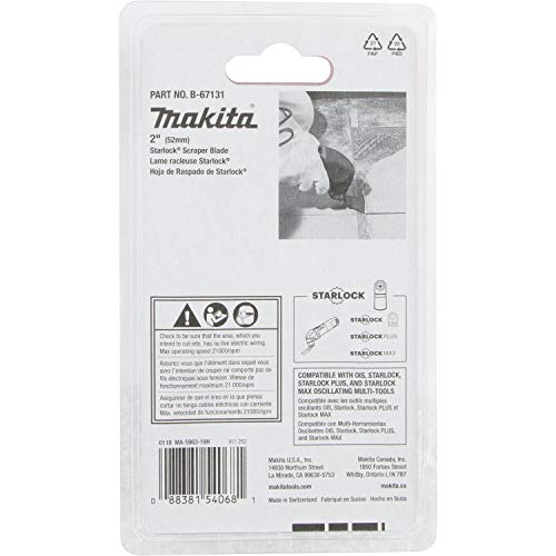 Makita B-67131 2" Starlock¢ç Scraper Blade