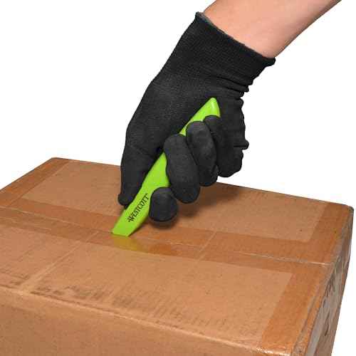 Westcott 17519 Full-Size Ceramic Blade Box Cutter, Retractable Utility Knife