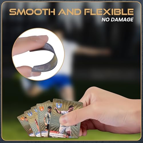2026-27 Playing Soccer Cards | 55 Non-Duplicate Cards Per Pack | Fixed Card Set | Unforgettable Moment for Friends, Siblings & Soccer Fans | Printed on Premium Paper – Golden – Not Original