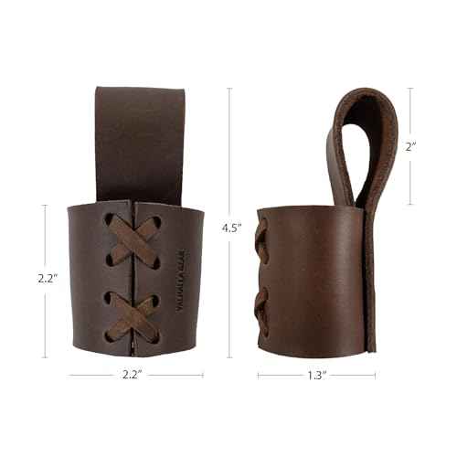 Braided Axe Holder with Belt Loop, Tool Organizer, Camping, Cosplay, Lumberjack Outdoor Accessories, Full Grain Leather, Handmade, Bourbon Brown
