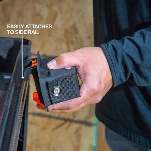 Klein Tools 54852MB MODBox Utility Cart Conduit Bender Holder, Snaps in to Securely Hold 1/2, 3/4 or 1-Inch Conduit Bender, Brooms, Mops