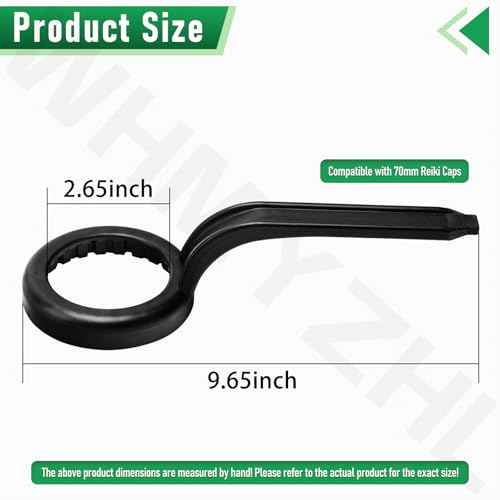 Wrench for 70mm Lids Compatible with Rieke Caps Used On 5-Gallon and 6-Gallon API Kirk Samson Stacker Water Storage Containers - Fits Many Typical Glass Bottle