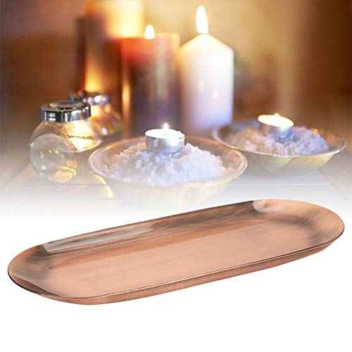 Candle Tool Tray, Aromatherapy Candle Tool Tray Organizer, Storage Trays Plates, Exquisite(Large Retro Copper Color)