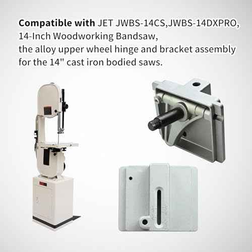 alloy upper wheel hinge & bracket ass Compatible with Jet #100016A-1. for the 14" cast iron saw