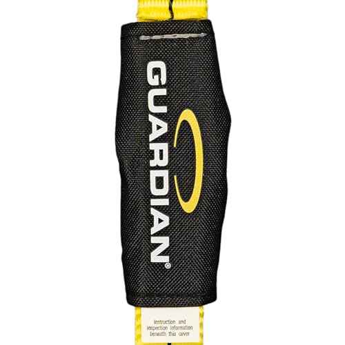 Guardian 01250 Non-Shock-Absorbing Lanyard - 2 ft | Self Locking Steel Hooks | ANSI and OSHA Compliant