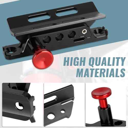 Aluminum Quick Release Roll Bar Fire Extinguisher Mount Holder Compatible with for Ford Bronco Jeep Wrangler Gladiator UTV Polaris RZR Ranger Can Am ATV Fire Extinguisher Bracket