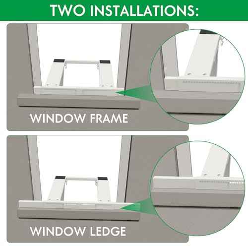 Window Air Conditioner Support Bracket, Window AC Support Bracket No Drilling Required ? Easy to Install Universal Window AC Mount,(up to 200 lbs)