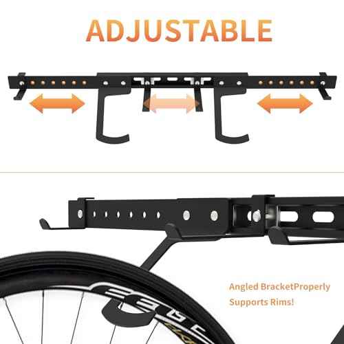 Bike Rack Garage Wall Mount,Bike Hangers for Garage Organization,Vertical Bicycles Hanger Hooks for Indoor Space Saving,2 Bicycles and 2 Helmets