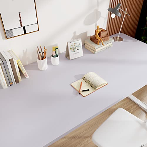 WESTICK Light Purple Wallpaper Solid Color Purple Contact Paper Self Adhesive Removable Viole Peel and Stick Wallpaper for Girls Bedroom Accent Walls Cabinets Dresser Lavender Wallpapers 15.8"x80"