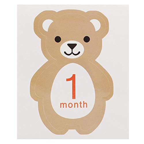 12pcs Baby Sticker, Gender Neutral Monthly Stickers for Baby boy or Girl, Create Beautiful Memories with Our Cute Animal Designs