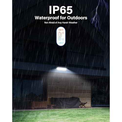 120W High Bay LED Shop Lights with Remote Control, 18000LM 6000K Aluminum Garage Light, LED Work Lights, Plug & Play Lighting for Warehouse, Basement, Workshop, 5' Cable and US Plug, 4 Pack