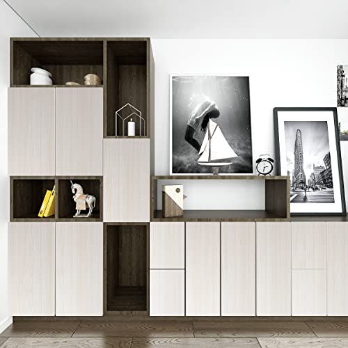 Livelynine Wood Contact Paper Peel and Stick Countertop Waterproof Wallpaper for Kitchen Cabinet Covers Light Wood Grain Vinyl Wrap Front Door Funiture Removable Self Adhesive Shelf Liner 15.8x78.8