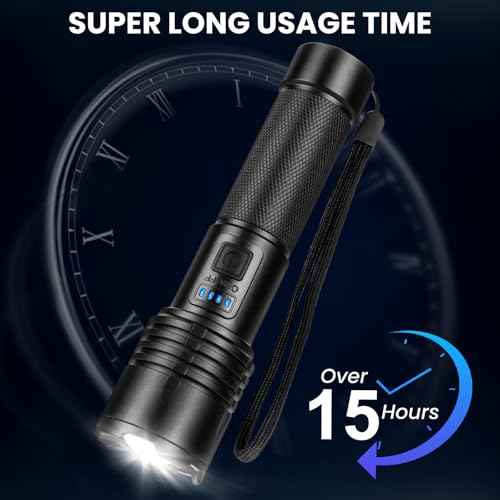 Rechargeable Flashlights High Lumens 3 Pack, 99,000 Lumen Super Bright Led Flashlight with Adjustable 3 Modes & 15H Runtime, Brightest Handheld Waterproof Flash Lights for Home Camping Hiking