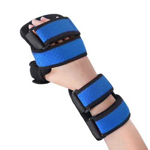 Resting Hand Splint, Hand Contracture Splint for Carpel Tunnel, Stroke Recovery, Arthritis, Tendinitis-Functional Support (Right, Medium)