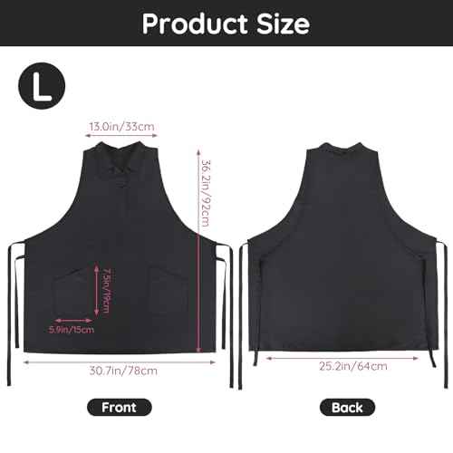 Segbeauty Hairdresser Apron, Professional Salon SPA Hair Stylist Vest Cosmetology Apron Pet Groomer Work Clothes