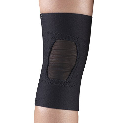 OTC Knee Support, Encircling Stabilizer Pad, Neoprene, Black, 3X-Large