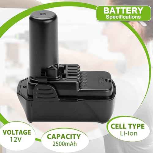 3.5Ah Battery and Charger for Hitachi 10.8V-12V BCL1015 Battery BCL1015 BCL1015S 331065 329369 329370 329371 329389