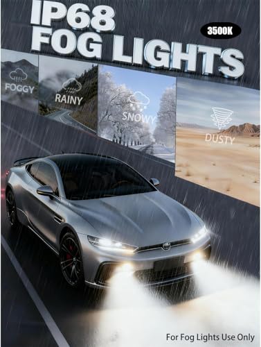 Termitor Latest H4/9003/HB2 Bulbs, 50,000LM Brightness Hi/Low Beam, 6500K Cool White, 1:1 Halogen Size Automotive Replacement H4 9003 Fog Lights, Plug-N-Play, IP68 Waterproof, Pack of 2