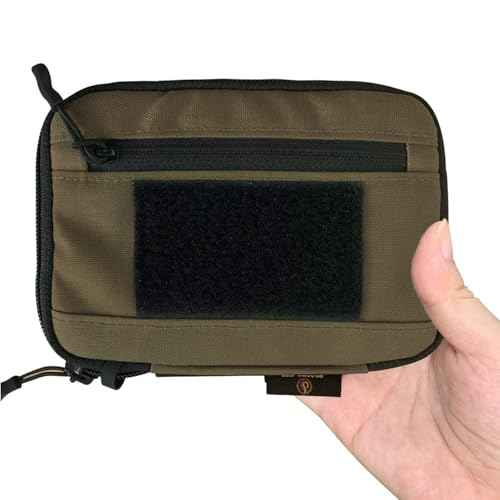ROARING FIRE Picofire Pro EDC Pouch Organizer - [Small Tool Pouch] for Electronics, Cables, Flashlights - with YKK Zippers, Weatherproof Resistant 500D Nylon for pouches men